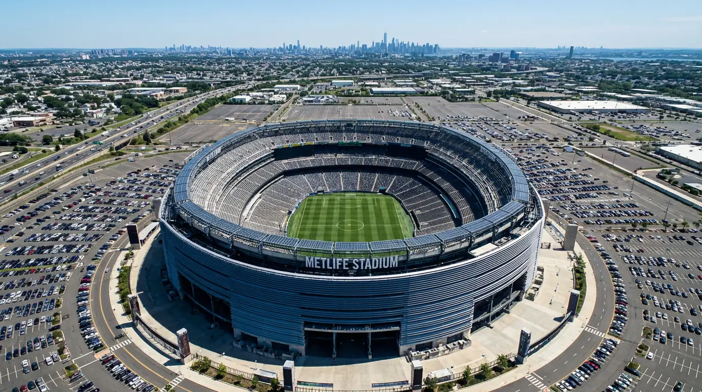MetLife Stadium w East Rutherford New Jersey arena finału Mistrzostw Świata 2026